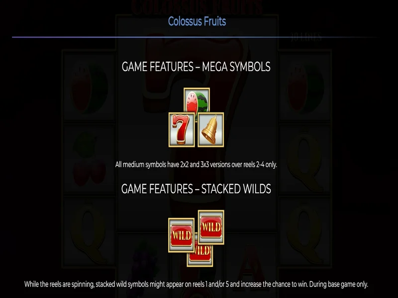 Đồ hoạ đỉnh cao và nhiều cơ chế đặt cược hấp dẫn của slot colossus fruits